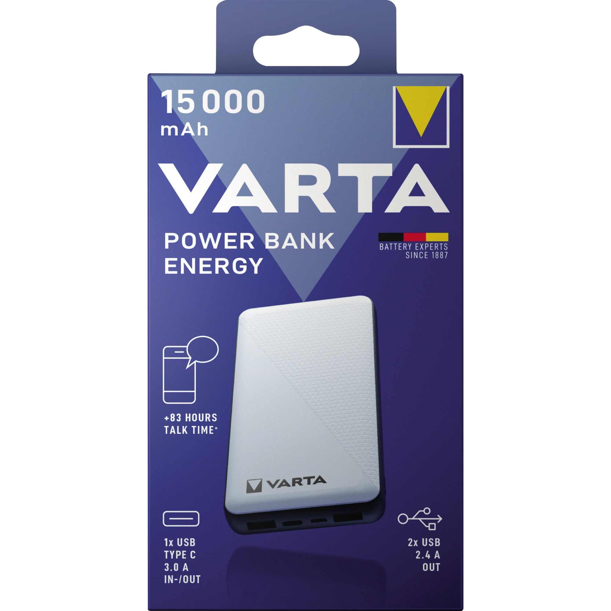 Varta Powerbank Energy 15.000 mAh