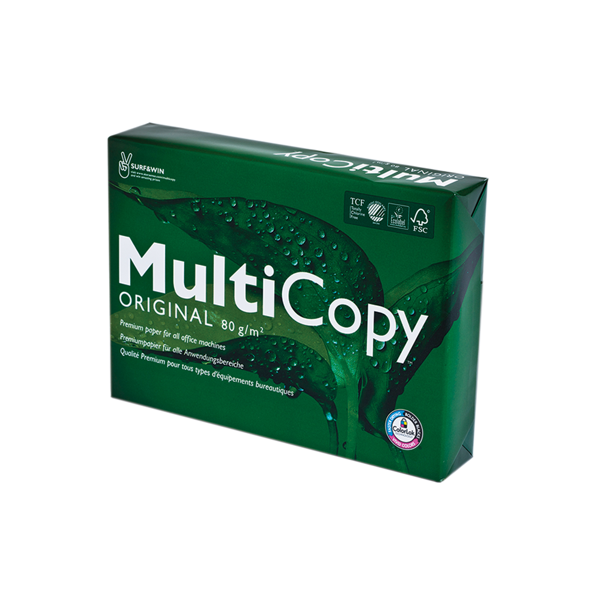 Multicopy Multifunktionspapier Original DIN A4 2fach Lochung 500 Bl./Pack.