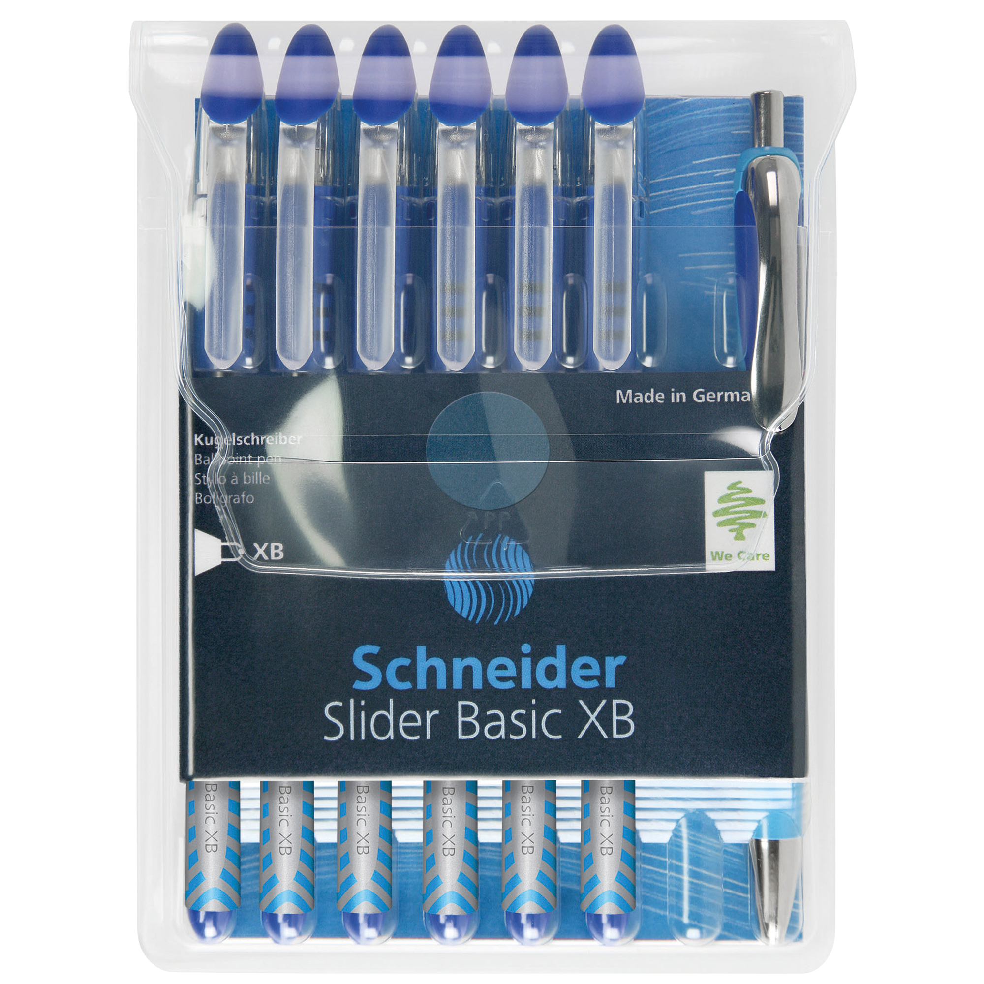 Schneider Kugelschreiber Slider Basic 6 St./Pack. nicht dokumentenecht