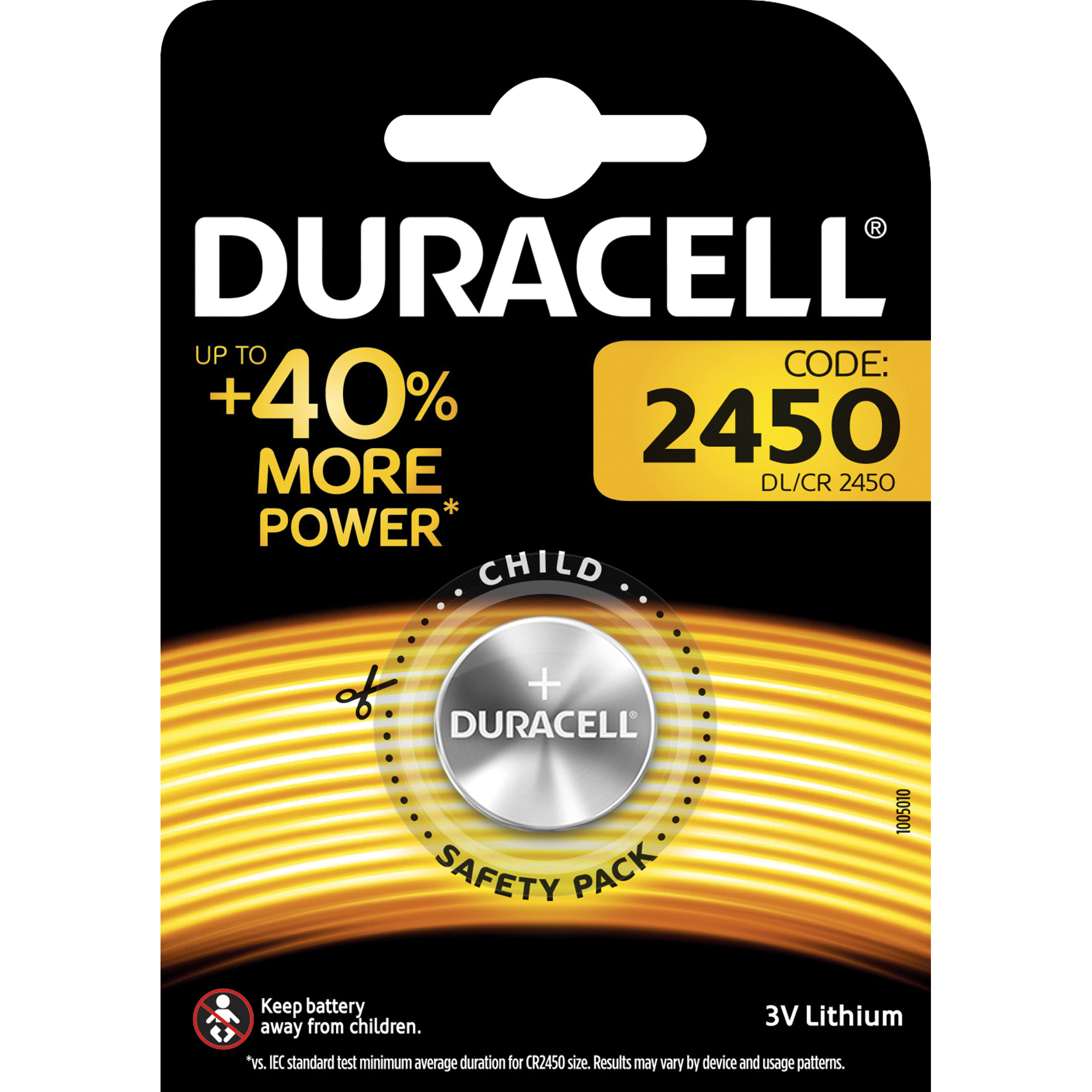 DURACELL Knopfzelle CR2450