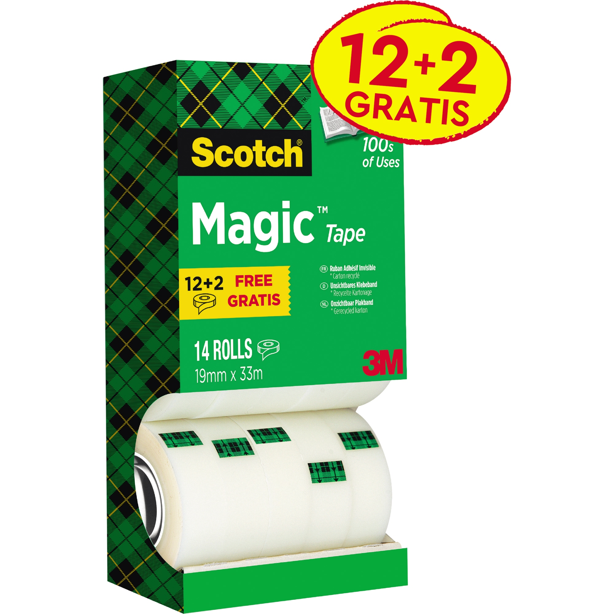 Scotch® Klebefilm Magic™ 810 14 St./Pack.