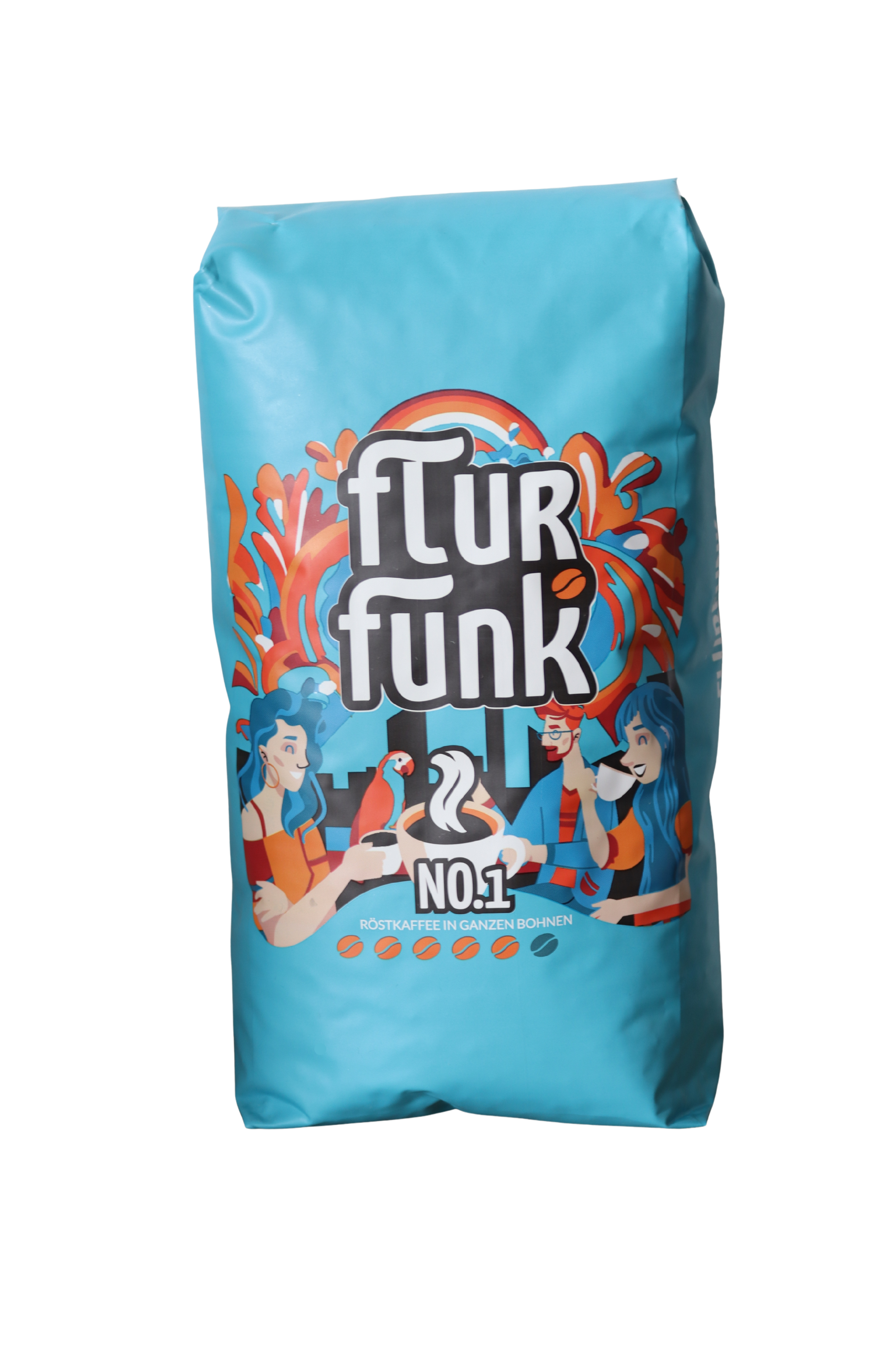Flurfunk No1 Kaffee 1000g ganze Bohne