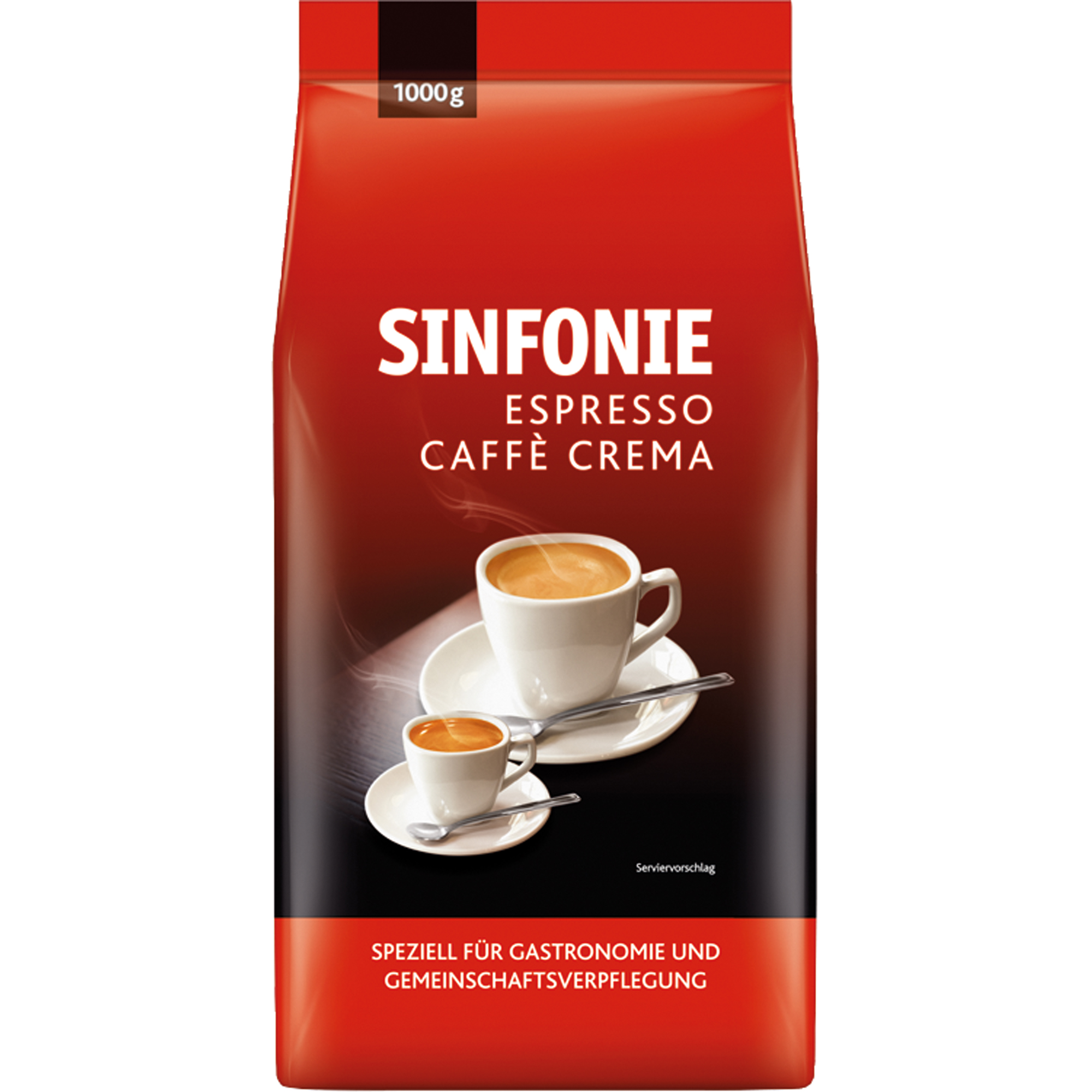 JDE Professional Espresso SINFONIE Caffè Crema 1.000 g/Pack.