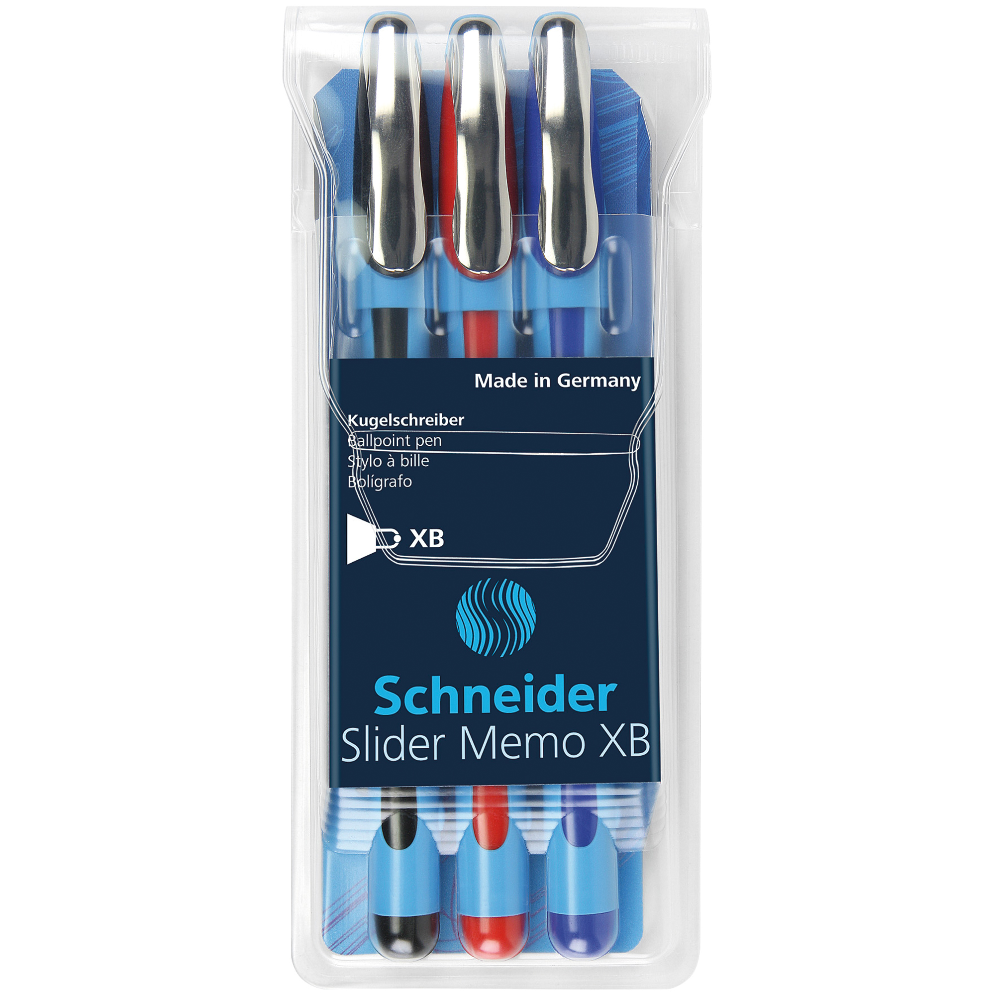 Schneider Kugelschreiber Slider Memo XB 3 St./Pack.